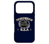 The Bold World Of BSA Motorcycles Retro Case for iPhone 17 Pro