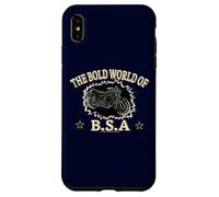 The Bold World Of BSA Motorcycles Retro Case for iPhone XS Max