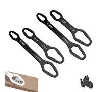 The Bolt Stripper 3000 Wrench Tool, Universal Automotive Torx Wrench 8-24mm Self-Tightening for Small Places, Multifunction Double Head Torx Spanner, for Auto Repair (Black,2set)