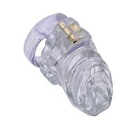 The Bondage Locker Clear Resin Male Chastity Belt, Cage