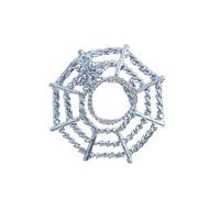 The Bondage Locker Fetish Slave Spider Web Steel Nipple Clamps Toys, Silver