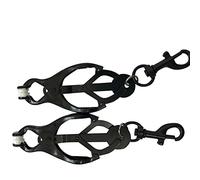 The Bondage Locker Japanese Clover Clamp Nipple Clamps Stealth Black