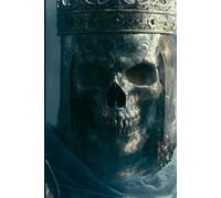The Bone Crown Grimoire - A Dark Fantasy Death-King's Tome: Skull-Helm Crowned Lich Sovereign Cover with Filigreed Bronze & Slate Blue Mantle, 150 ... - Gothic Notebook for Dark Fantasy Readers