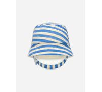 The Bonnie Mob Boys Chill Striped Sun Hat in Blue - Blue - 3 - 4 Yrs