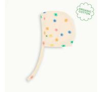 The Bonnie Mob Dilly - Rainbow Sunshine Baby Bonnet Hat - 3-6 months - Rainbow - 100% Organic Cotton