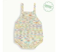 The Bonnie Mob Magic - Space Dye Knitted Bubble Romper - 0-3 months - Rainbow - 100% Organic Cotton