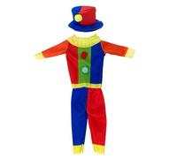 The Boo Crew - Halloween Doll Clown Costume, Idea for Soft Plush Figure for Room Decor, Spooky Tabletop Decoration, Seasonal Collectable, Tradition for Kids & Adults