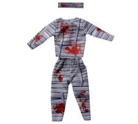 The Boo Crew - Halloween Doll Mummy Costume, Idea for Soft Plush Figure for Room Decor, Spooky Tabletop Decoration, Seasonal Collectable, Tradition for Kids & Adults