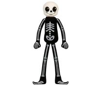 The Boo Crew - Mr. Skelly-Bones Halloween Doll 30cm Plush Poseable Figure for Room Decor, Spooky Tabletop Decoration, Seasonal Collectable, Tradition for Kids & Adults