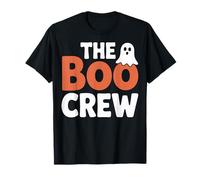 The Boo Crew Spooky Ghost Squad Halloween Group Party Humor T-Shirt