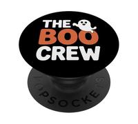 The Boo Crew Squad Spooky Night Halloween Ghost Gathering PopSockets Adhesive PopGrip