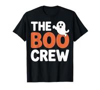 The Boo Crew Squad Spooky Night Halloween Ghost Gathering T-Shirt