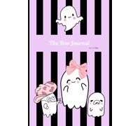 The Boo Journal: Lined Notebook with Halloween-Themed Doodles to Colour