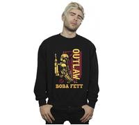 The Book Of Boba Fett Distressed Outlaw Sweatshirt Star Wars Black S