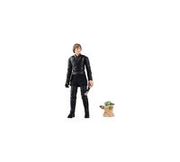 Star Wars The Vintage Collection Luke Skywalker & Grogu, : The Book of Boba Fett 3.75-Inch Collectible Action Figures 2-Pack, Ages 4 and Up