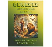 The Book Of Genesis Crossword Puzzle: Large Print Christian Crossword To Increase Your Knowledge of the Bible