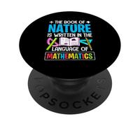 The Book Of Nature Is Written In The Language Of Mathematics PopSockets Adhesive PopGrip