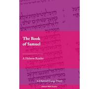 The Book of Samuel: A Hebrew Reader (Large Print)