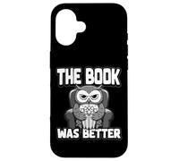 The Book Was Better | Fiction Novel Readers Bookish Owl Case for iPhone 16