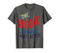 The Book was Better T-Shirt, Men, Asphalt Grey, 3X-Large