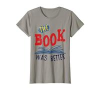 The Book was Better T-Shirt, Women, Slate Grey, 3X-Large
