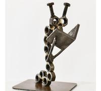 The 'Book Worm' Scrap Metal Art Sculpture
