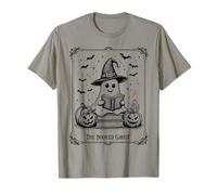 The Booked Ghost Tarot Style Cute Halloween Costume T-Shirt