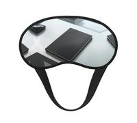 The Books On The Table Light-Blocking Sleeping Eye Mask – Ultra-Soft and Comfortable, Perfect for Travel, Camping, Shift Work, and Meditation with Adjustable Straps
