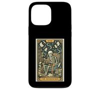 The Bookworm Skeleton Reading Mystical Library Case for iPhone 13 Pro Max