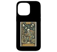 The Bookworm Skeleton Reading Mystical Library Case for iPhone 14 Pro Max