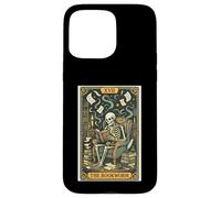 The Bookworm Skeleton Reading Mystical Library Case for iPhone 15 Pro Max