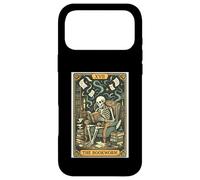 The Bookworm Skeleton Reading Mystical Library Case for iPhone 17 Pro Max