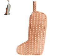 The Boot Bag of Your Dreams, Portable Dust Proof Boots Storage, Dual Zipper Tall Boot Travel Storage, Shoe Cover Protector Bags for Wardrobe, Travel Carry (Orange 1pcs)