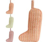 The Boot Bag Of Your Dreams - Quilted Portable Tall Boot Storage Organizer with Handle, Dual Zippers | Dustproof & Scuff-Free Travel Shoe Protector for Cowboy Boots, Closet & Home Storage, Orange