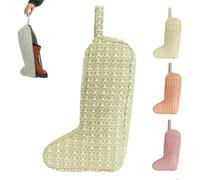 The Boot Bag of Your Dreams - Quilted Tall Boot Storage Bag, Portable Dust-Proof Travel Shoe Protector with Handle & Dual Zippers, Pretty Practical Scuff-Free Boot Organizer (Green)