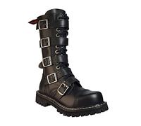 The Boot Store Angry ltch Unisex 14 Hole 5 Buckle Black Leather Army Ranger Combat Boots Mens 9
