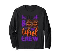 The Bootiful Crew Friends Sista Boos Funny Halloween Boo Fun Long Sleeve T-Shirt