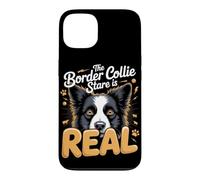 The Border Collie Stare Is Real Herding Dog Case for iPhone 13