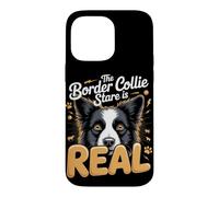 The Border Collie Stare Is Real Herding Dog Case for iPhone 14 Pro Max