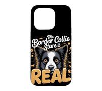 The Border Collie Stare Is Real Herding Dog Case for iPhone 15 Pro