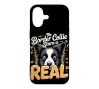 The Border Collie Stare Is Real Herding Dog Case for iPhone 17