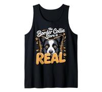 The Border Collie Stare is Real Herding Dog Tank Top