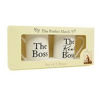 the Boss and the Real Boss Bone China Mugs Wedding