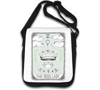 The Boss Lady 6 Crown Tarot Card Shoulder Bag White