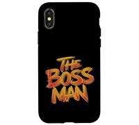The Boss Man | Boys Men's Leadership Tee | Executive Power Case for iPhone X/XS