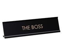The Boss Novelty Desk Sign