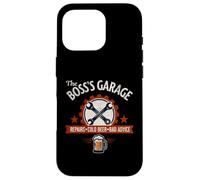 The Boss’s Garage Repairs Cold Beer Bad Advice Fun Mechanic Case for iPhone 16 Pro