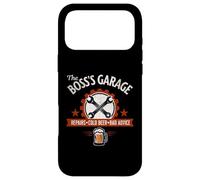 The Boss’s Garage Repairs Cold Beer Bad Advice Fun Mechanic Case for iPhone 17 Pro Max
