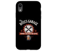 The Boss’s Garage Repairs Cold Beer Bad Advice Fun Mechanic Case for iPhone XR