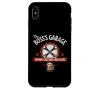 The Boss’s Garage Repairs Cold Beer Bad Advice Fun Mechanic Case for iPhone XS Max